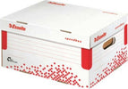 Scatola container Speedbox - Small - 25 2x35 5cm - dorso 19 3 cm - bianco e rosso - Esselte [multipack] 15 pezzi Cancelleria e prodotti per ufficio/Archivio ufficio e accessori per scrivania/Archivio ufficio/Classificatori/Scatole Eurocartuccia - Pavullo, Commerciovirtuoso.it