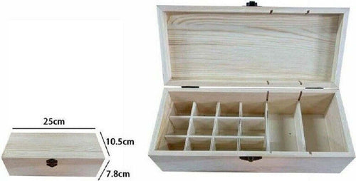 Scatola Contenitore In Legno Naturale 14 Scomparti Decoupage 25x10,5x7,8cm Casa, arredamento e bricolage > Arredamento > Portaoggetti Trade Shop italia - Napoli, Commerciovirtuoso.it