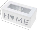 Scatola Contenitore Legno Bianco Home Bacheca 2 Scomparti Posti Vetrina 219612 Casa, arredamento e bricolage > Arredamento > Portaoggetti Trade Shop italia - Napoli, Commerciovirtuoso.it