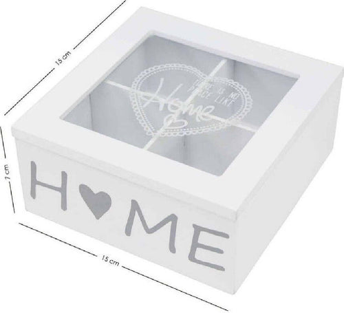 Scatola Contenitore Legno Bianco Home Bacheca 4 Scomparti Posti Vetrina 219614 Casa, arredamento e bricolage > Arredamento > Portaoggetti Trade Shop italia - Napoli, Commerciovirtuoso.it