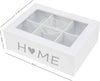 Scatola Contenitore Legno Bianco Home Bacheca 6 Scomparti Posti Vetrina 219615 Casa e cucina/Decorazioni per interni/Accessori decorativi/Scatole decorative Trade Shop italia - Napoli, Commerciovirtuoso.it