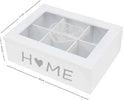 Scatola Contenitore Legno Bianco Home Bacheca 6 Scomparti Posti Vetrina 219615 Casa e cucina/Decorazioni per interni/Accessori decorativi/Scatole decorative Trade Shop italia - Napoli, Commerciovirtuoso.it