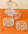 Scatola Impilabile Trasparente 3 Strati Coperchio Portagioie Donna Portaoggetti Casa e cucina/Organizzazione interni/Cofanetti e scatole portagioie/Scatole Trade Shop italia - Napoli, Commerciovirtuoso.it
