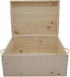 Scatola in Legno Litografia Siciliana 42x31x19cm Box Contenitore Artigianale con Manici Tesori di Sicilia Box Tesori Di Sicilia - Nicosia, Commerciovirtuoso.it