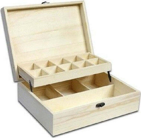 Scatola In Legno Portagioie Cassettiera Con 2 Ripiani Bacheca Per Gioielli 63812 Casa, arredamento e bricolage > Arredamento > Portaoggetti Trade Shop italia - Napoli, Commerciovirtuoso.it