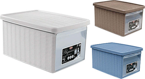SCATOLA-MULTIUSO-'ELEGANCE'-small-cm-19-x-29-x-h-16-tortora-Stefanplast