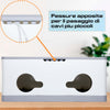 Scatola Porta Cavi in ABS super resistente, Protezione Ciabatte elettriche, sistema i cavi aggrovigliati, Sicurezza Bambini e Animali.