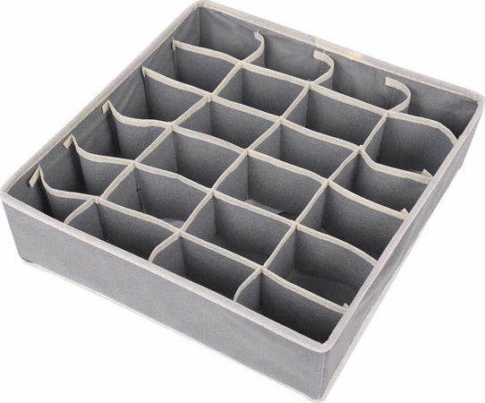 Scatola porta intimo per cassetti box in tessuto con tappo salvaspazio 36 x 25 cm Casa e cucina/Organizzazione interni/Organizzazione guardaroba/Organizer per cassetti Decor Space - Altamura, Commerciovirtuoso.it