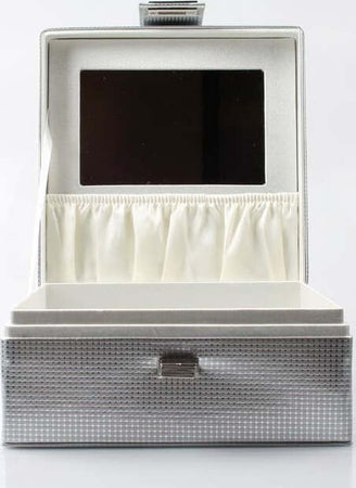 SCATOLA PORTA OGGETTI BOX GIOIELLI COSMETICI IN SIMILPELLE CON SPECCHIO BIANCO Casa e cucina/Organizzazione interni/Cofanetti e scatole portagioie/Scatole Trade Shop italia - Napoli, Commerciovirtuoso.it
