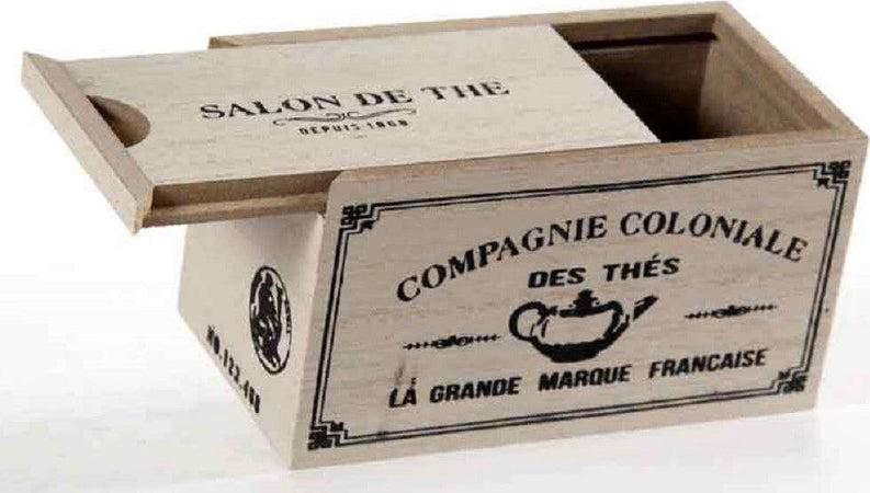 Scatola Porta Oggetti Bustine The T? Cialde Caff? 13x7x7 Cm Legno Decori 738654 Casa e cucina/Organizzazione interni/Contenitori e barattoli da cucina/Conservazione cibi/Contenitori per alimenti/Contenitori Trade Shop italia - Napoli, Commerciovirtuoso.it