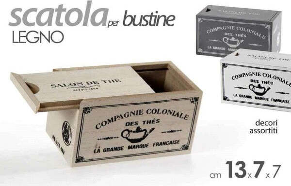 Scatola-Porta-Oggetti-Bustine-The-Tè-Cialde-Caffè-13x7x7-Cm-Legno-Decori-738654