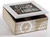 Scatola Porta Oggetti Bustine The Tisane Cialde 16x16x7cm In Legno Indian 739507 Casa e cucina/Organizzazione interni/Organizzazione bagno/Barattoli Trade Shop italia - Napoli, Commerciovirtuoso.it