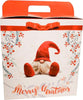 Scatola porta panettone in cartoncino bianco con gnomo natalizio h 42 cm Casa e cucina/Decorazioni per interni/Addobbi e decorazioni per ricorrenze/Decorazioni natalizie/Oggettistica MagiediNatale.it - Altamura, Commerciovirtuoso.it