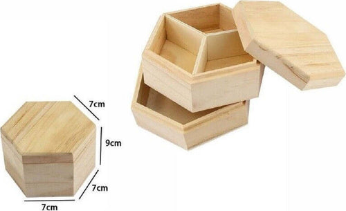 Scatola Portagioie Esagono In Legno Con Bacheca 2 Piani Posti Scomparti 74020a Casa, arredamento e bricolage > Arredamento > Portaoggetti Trade Shop italia - Napoli, Commerciovirtuoso.it