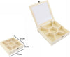 Scatola Portagioie In Legno Con Bacheca 7 Posti Scomparti Vetrina 74028a Ly-1417 Casa, arredamento e bricolage > Arredamento > Portaoggetti Trade Shop italia - Napoli, Commerciovirtuoso.it