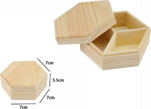 Scatola Portagioie Legno Con Bacheca Esagonale 3 Posti Scomparti 7x5.5cm 74021a Casa, arredamento e bricolage > Arredamento > Portaoggetti Trade Shop italia - Napoli, Commerciovirtuoso.it
