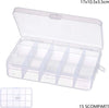 Scatola Portaoggetti 15 Scomparti Pratico Contenitore Misura 17x10.5x3.5 Cm Casa e cucina/Organizzazione interni/Contenitori ceste e cestini/Contenitori con coperchio Trade Shop italia - Napoli, Commerciovirtuoso.it