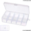 Scatola-Portaoggetti-15-Scomparti-Pratico-Contenitore-Misura-17x10.5x3.5-Cm