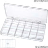 Scatola Portaoggetti 18 Scomparti Pratico Contenitore Misura 20.5x10.5x1.8 Cm Casa e cucina/Organizzazione interni/Contenitori ceste e cestini/Contenitori con coperchio Trade Shop italia - Napoli, Commerciovirtuoso.it