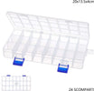 Scatola Portaoggetti 24 Scomparti Pratica Scatola Contenitore Dim 20x13,5x4 Cm Casa e cucina/Organizzazione interni/Contenitori ceste e cestini/Contenitori con coperchio Trade Shop italia - Napoli, Commerciovirtuoso.it