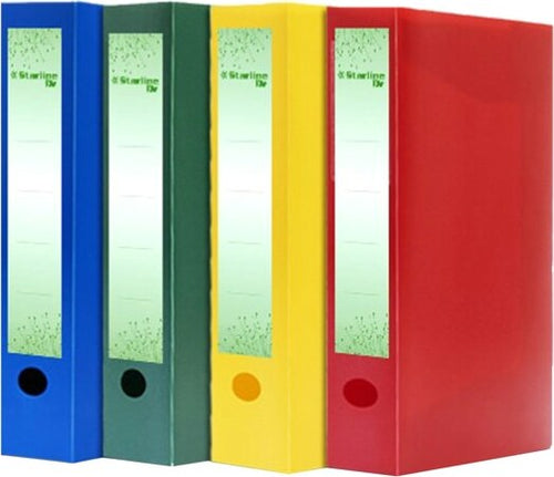 Scatola progetto Eco - 25 x 35 cm - dorso 60 mm - verde - Starline Cancelleria e prodotti per ufficio/Archivio ufficio e accessori per scrivania/Archivio ufficio/Classificatori/Scatole Eurocartuccia - Pavullo, Commerciovirtuoso.it