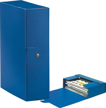 Scatola progetto Eurobox - dorso 10 cm - 25x35 cm - blu - Esselte [multipack] 5 pezzi Cancelleria e prodotti per ufficio/Archivio ufficio e accessori per scrivania/Archivio ufficio/Classificatori/Scatole Eurocartuccia - Pavullo, Commerciovirtuoso.it