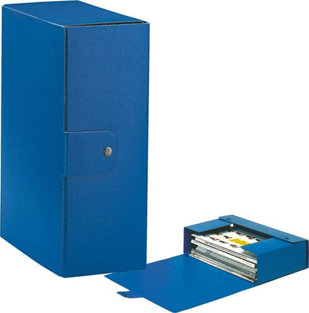 Scatola progetto Eurobox - dorso 12 cm - 25x35 cm - blu - Esselte [multipack] 5 pezzi Cancelleria e prodotti per ufficio/Archivio ufficio e accessori per scrivania/Archivio ufficio/Classificatori/Scatole Eurocartuccia - Pavullo, Commerciovirtuoso.it