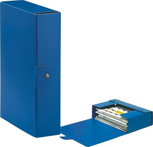 Scatola progetto Eurobox - dorso 8 cm - 25x35 cm - blu - Esselte [multipack] 5 pezzi Cancelleria e prodotti per ufficio/Archivio ufficio e accessori per scrivania/Archivio ufficio/Classificatori/Scatole Eurocartuccia - Pavullo, Commerciovirtuoso.it