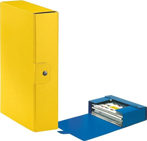 Scatola progetto Eurobox - dorso 8 cm - 25x35 cm - giallo - Esselte [multipack] 5 pezzi Cancelleria e prodotti per ufficio/Archivio ufficio e accessori per scrivania/Archivio ufficio/Classificatori/Scatole Eurocartuccia - Pavullo, Commerciovirtuoso.it