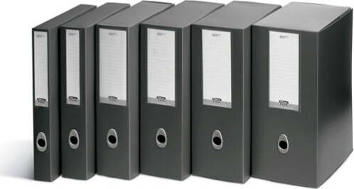 Scatola progetto Plus Vip - 34 5x24 5 cm - dorso 4 cm - grigio antracite - Fellowes [multipack] 5 pezzi Cancelleria e prodotti per ufficio/Archivio ufficio e accessori per scrivania/Archivio ufficio/Classificatori/Scatole Eurocartuccia - Pavullo, Commerciovirtuoso.it