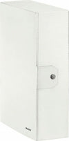 Scatola progetto WOW - dorso 10 cm - bianco metallizzato - Leitz [multipack] 5 pezzi Cancelleria e prodotti per ufficio/Archivio ufficio e accessori per scrivania/Archivio ufficio/Classificatori/Scatole Eurocartuccia - Pavullo, Commerciovirtuoso.it