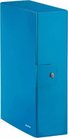 Scatola progetto WOW - dorso 10 cm - blu metallizzato - Leitz [multipack] 5 pezzi Cancelleria e prodotti per ufficio/Archivio ufficio e accessori per scrivania/Archivio ufficio/Classificatori/Scatole Eurocartuccia - Pavullo, Commerciovirtuoso.it
