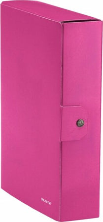 Scatola progetto WOW - dorso 8 cm - fucsia metallizzato - Leitz [multipack] 5 pezzi Cancelleria e prodotti per ufficio/Archivio ufficio e accessori per scrivania/Archivio ufficio/Classificatori/Scatole Eurocartuccia - Pavullo, Commerciovirtuoso.it
