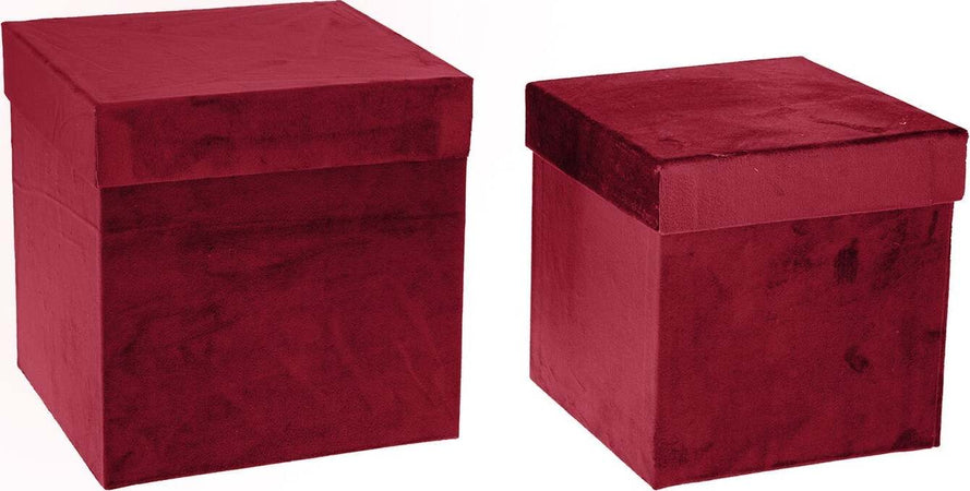 Scatola quadrata porta regali in velluto multiuso fai da te decorazioni natalizie da 23,5 cm Casa e cucina/Decorazioni per interni/Addobbi e decorazioni per ricorrenze/Decorazioni natalizie/Oggettistica MagiediNatale.it - Altamura, Commerciovirtuoso.it