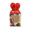 Scatola regalo di natale con decorazioni per regali natalizi