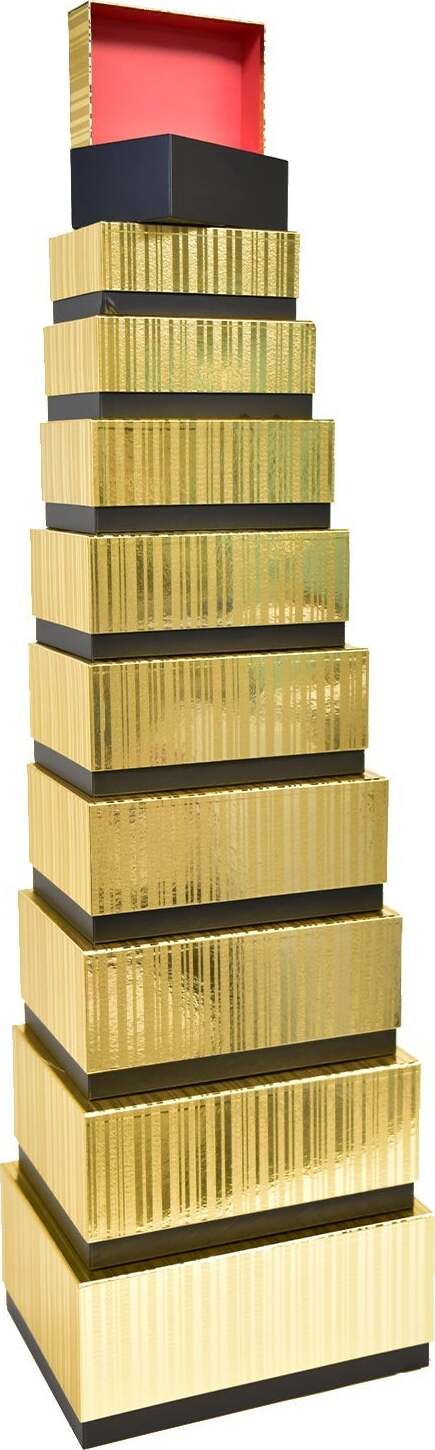 Scatole-portaoggetti-resistenti-per-decorazione-natalizia-set-da-10