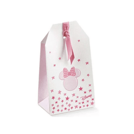 Scatolina Nascita Bimba Busta Disney Minnie Stars Rosa