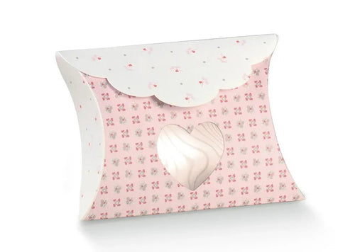 Scatolina Nascita Bimba Busta Florentina Bloom Rosa
