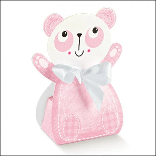 Scatolina Nascita Bimba Panda Florentina Rosa
