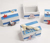 Scatolina-Scatola-9x6x6cm-Timone-Shabby-Stile-Marino-Porta-Confetti-Bomboniera