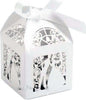 100 SCATOLE REGALO PORTACONFETTI PORTA CONFETTI DOLCI BIANCO MATRIMONIO WEDDING Casa e cucina/Organizzazione interni/Cofanetti e scatole portagioie/Borsette Trade Shop italia - Napoli, Commerciovirtuoso.it