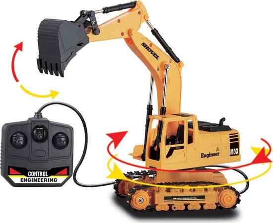 SCAVATRICE A PALA RUSPA ESACAVATORE LED LUCI TELECOMANDATO 5 FUNZIONI GIOCATTOLO  Trade Shop italia - Napoli, Commerciovirtuoso.it