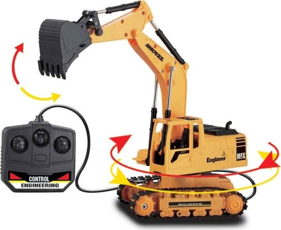 Scavatrice A Pala Ruspa Esacavatore Led Luci Telecomandato 5 Funzioni Giocattolo Giochi e giocattoli/Veicoli/Radiocomandati e telecomandati/Auto e camion/Veicoli agricoli Trade Shop italia - Napoli, Commerciovirtuoso.it