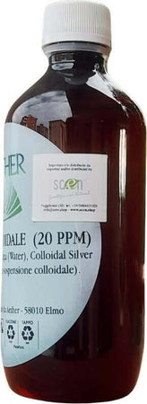Scen-Argento-colloidale-20-ppm---0,65-nanometri,-250-ml.-con-contagocce,-prodotto-in-Italia.