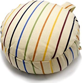 SCEN-Cuscino-yoga-rotondo-diametro-30-x-h-12-cm.-in-pula-di-Farro-bio,-Senza-Cerniere-e-Parti-Metalliche,-Made-in-Italy,-qualità-Sartoriale-Toscana