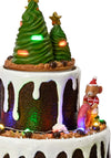Scena animata a Led  a forma di torta con topolini con luci 24,5 cm Casa e cucina/Decorazioni per interni/Addobbi e decorazioni per ricorrenze/Decorazioni natalizie/Oggettistica MagiediNatale.it - Altamura, Commerciovirtuoso.it