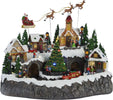 Scena animata a Led con negozi e babbo natale con renne con luci 40 cm Casa e cucina/Decorazioni per interni/Addobbi e decorazioni per ricorrenze/Decorazioni natalizie/Oggettistica MagiediNatale.it - Altamura, Commerciovirtuoso.it