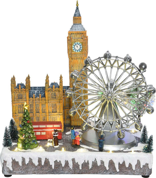 Scena animata a Led di Natale vicino al London Eye, decorazione da 34 cm Casa e cucina/Decorazioni per interni/Addobbi e decorazioni per ricorrenze/Decorazioni natalizie/Oggettistica MagiediNatale.it - Altamura, Commerciovirtuoso.it