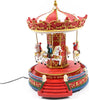 Scena animata a Led Giostra carosello con musica, luci e movimento 21 cm Casa e cucina/Decorazioni per interni/Addobbi e decorazioni per ricorrenze/Decorazioni natalizie/Oggettistica MagiediNatale.it - Altamura, Commerciovirtuoso.it