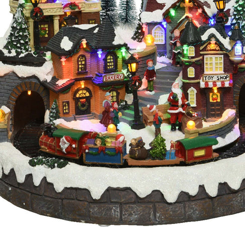 Scena animata a Led Paesaggio Natalizio con cascata e funivia  con luci 28.5 cm Casa e cucina/Decorazioni per interni/Addobbi e decorazioni per ricorrenze/Decorazioni natalizie/Oggettistica MagiediNatale.it - Altamura, Commerciovirtuoso.it